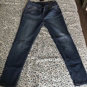 Skinny high waist butt lifting jeans